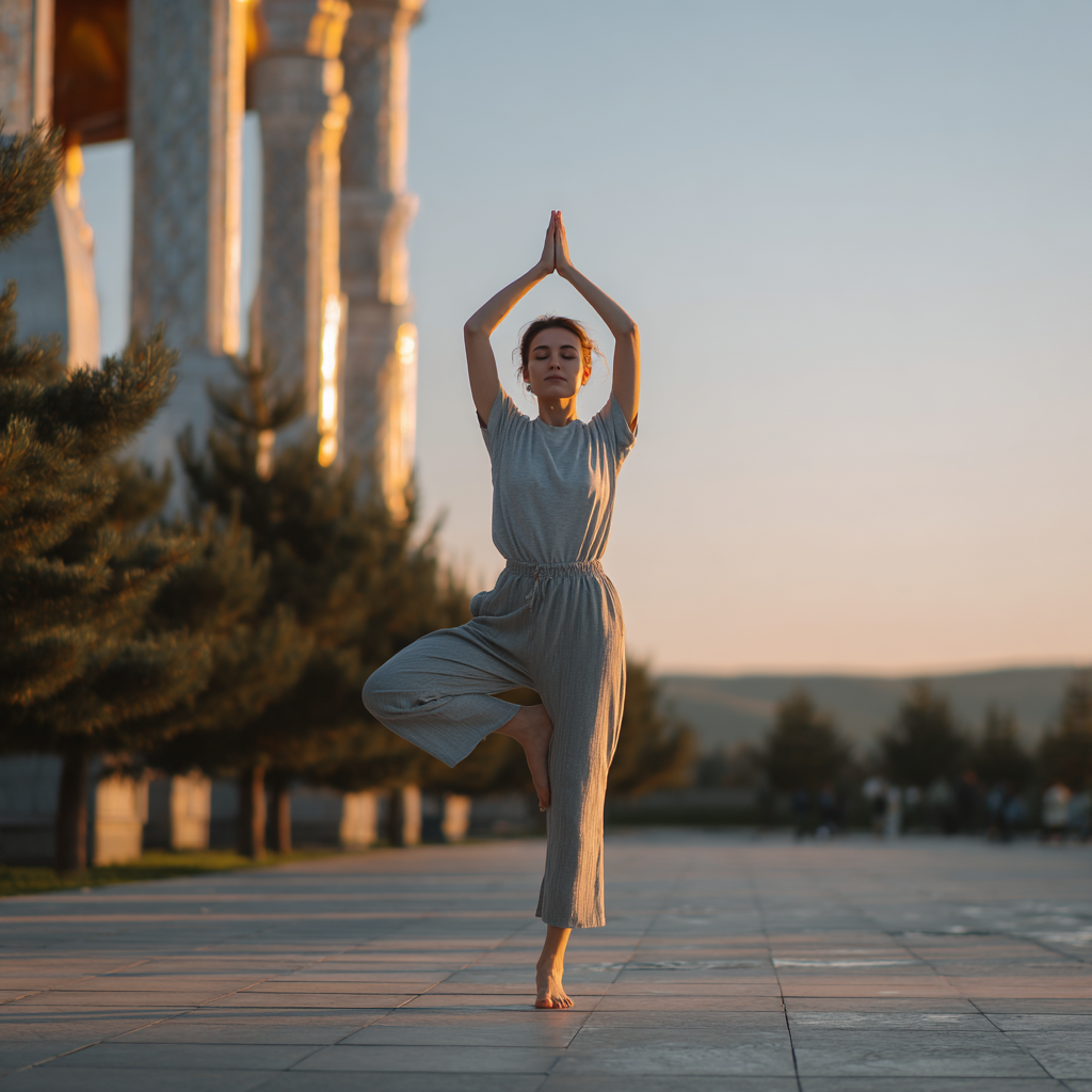 Tinch muhitda yoga amaliyoti